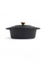 Vinga Monte Cast Iron Oven Black