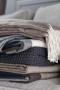 Vinga Herringbone Blanket Brown