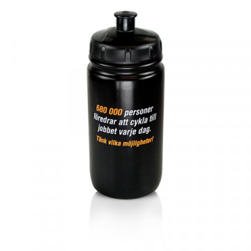 Plastprint Bike 500 ml musta