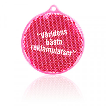 Plastprint Heijastin pyöreä Cerise