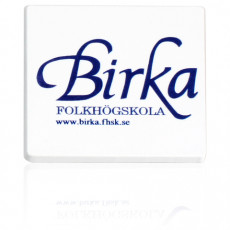 Plastprint Jääkaappimagneetti kova Valkoinen neliö Plastprint Jääkaappimagneetti kova Valkoinen neliö